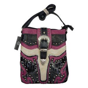 Vera Handbags Womens Western Cross Body Handbag Pi